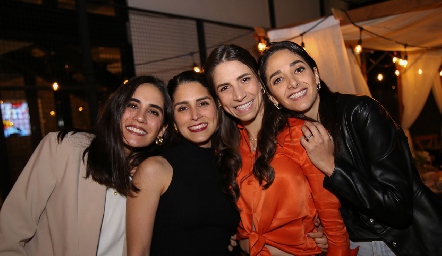  Mariana Rodríguez, Daniela González, Valeria Zúñiga e Isabel Villanueva.