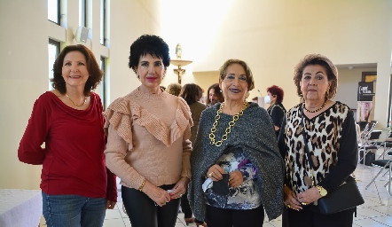  Lila Ahumada, Lucy Stahl, María del Carmen Morales y Lula Hernández.