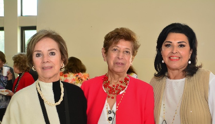  Patricia Nieto, Lucha de la Garza y Diana Reyes.