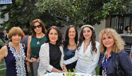  Isa Cabrera, Carmen Díaz Infante, Vicky Fernández, Alejandra Gutiérrez, Andrea Vázquez y Velia Hervert.