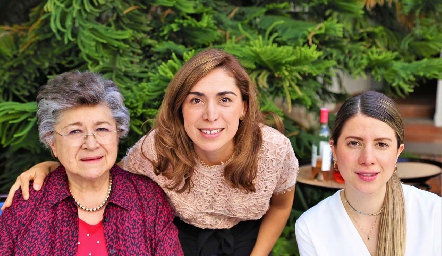  Cristina Díaz, Diana Fonseca y Miriam Abud.