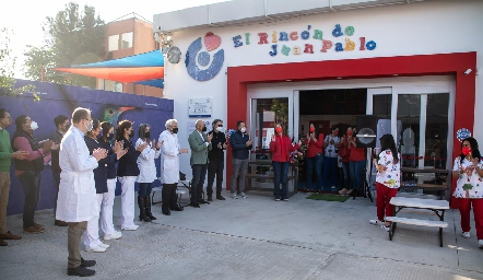 Reinauguración de las instalaciones del Rincón de Juan Pablo.
