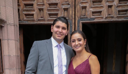 Rodrigo Santana y Claudia Jasso.