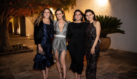 Diana Olvera, Anna Ortuño, Sofía Leiva y Tere Cadena.