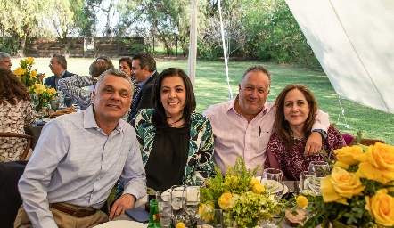  Ariel Álvarez, Mónica Nogues, Carlos Nava y Esther Sandoval.