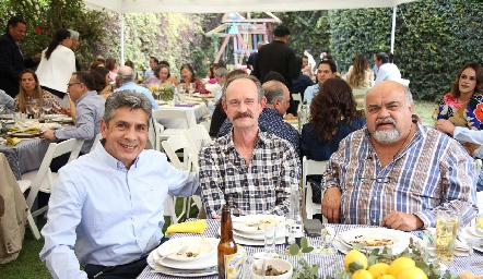  Julio Castelo, Sergio Velasco y Francisco Cabrera.