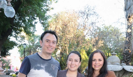  Emilio García, Lucero Domínguez, Maite García y Mariel Morat.