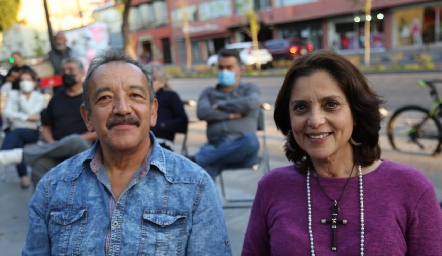  Alejandro Hernández y Lourdes Leiva.