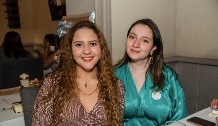  Carolina Canela y Samantha Andrade.