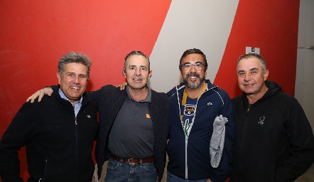  Galo Galván, Gerardo Valle, Gerardo Galván y Javier Alcalde.
