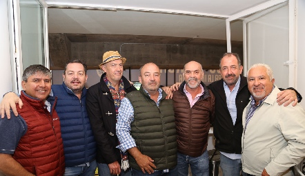  Juan Ariel Reyes, Ramón Meade, Paco Artolózaga, Toño Lozano, Caly Hinojosa, Mauricio Quijano y Guillermo Báez.