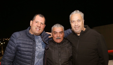  Salim Tame, Miguel Márquez y Fer Velarde.