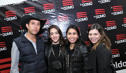  Guillermo Gerso, Yamilé Fontes, Ana Ríos y Juli Cerrillo.