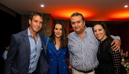  Javier Meade, Jessica Martín, Francisco Ruiz, Dali Echegoyen.