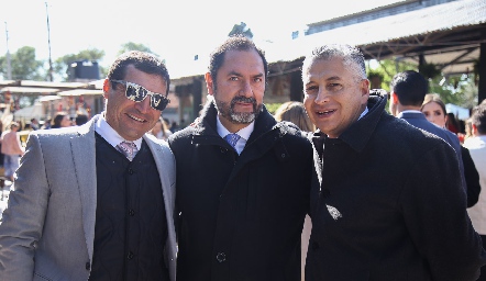  Héctor de la Rosa, Ricardo Perafán y Ramón Zacarías.
