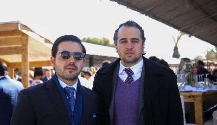  Mauricio Mahbub y Juan Manuel Carreras.