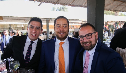 José Antonio Nieto, Ignacio Díaz y José Ramón.