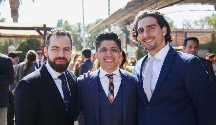  Juan Barba, Miguel Oscar y Gabriel.