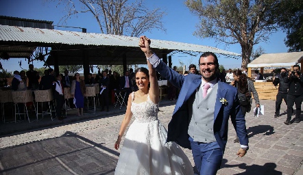 Gaby González y José Luis Hernández.