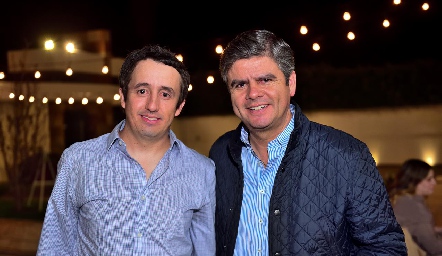  Charly de la Peña y Julián Ortiz.