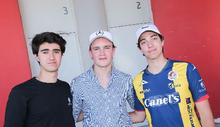  Luis de la Vega, Alonso Rico y Juan Pablo Dip.