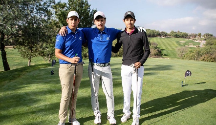  Eugenio Vega, Eduardo Carrillo y Mauricio Hernández.