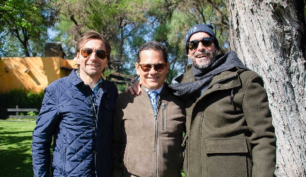  Mateo Conde, Sergio Quibrera y Manuel González.