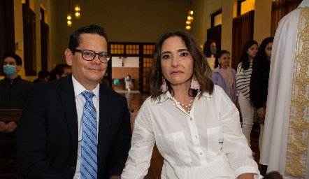 Checo Quibrera y Marijó Abaroa, papás de Maite.