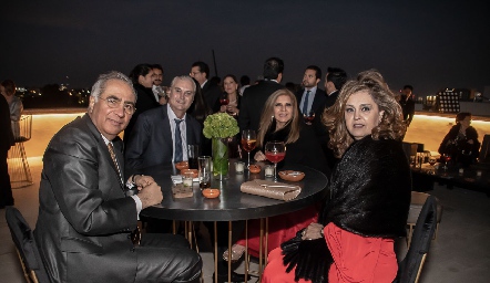  Diego Ortiz, Fernando Tello, Laura Sastre y Daniela Riegel.