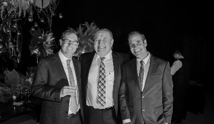  Carlos Celis, Héctor Vázquez y Alberto Celis.