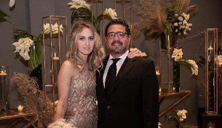  María Clara Aguilar y Santiago Garfias.