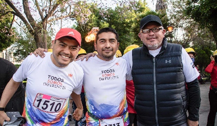  Paulo Magaña, Juan Esparza y Miguel Horta.