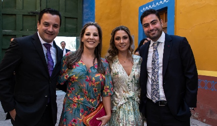  Gerardo Leija, Andrea Escalante, Paty Córdova y Jorge Leos.