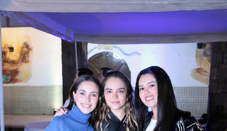  Valeria Navarro, Paula Gómez y Mónica Estrada.