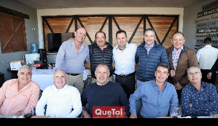  Miguel Abud, Oscar González, Héctor Gutiérrez, Pepe Maza, Octavio Aguillón, Oscar Villarreal, Tomás Alcalde, Omar Gutiérrez, Oscar Silos y Ricardo Balbobtín.