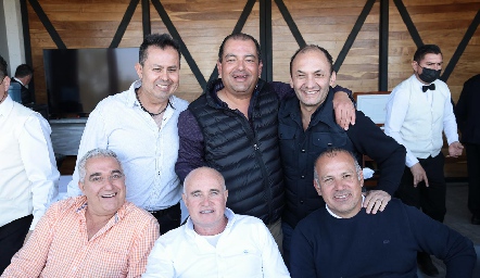  Héctor Gutiérrez, Oscar González, Javier Abud, Oscar Villarreal, Tomás Alcalde y Omar Gutiérrez.