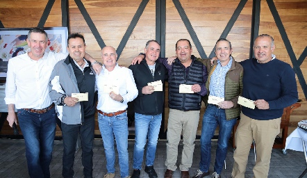 Jorge Mendizábal, Héctor Gutiérrez, Tomás Alcalde, Javier Alcalde, Oscar González. Gerardo Valle y Omar Gutiérrez.