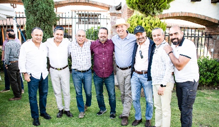  Fernando Díaz de León, Oscar Hinojosa, Hilario Altamirano, Ignacio Ramírez, Ricardo Estrada, Juan Ávila y Germán de Luna.