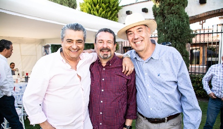  José Luis Aguilar, Jorge Martínez Bazúa e Ignacio Ramírez.