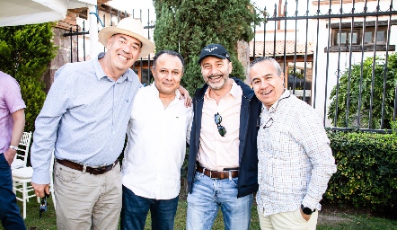  Ignacio Ramírez, Fernando Díaz de León, Ricardo Estrada y Juan Ávila.