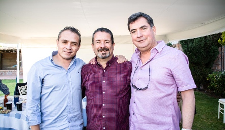  Jorge Tobías, Jorge Martínez y Carlos Viramontes.