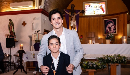 Oscar Vera y su hermano Marcelo Vera.