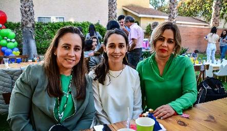  Berenice Moreno, Daniela Mirabal y Hortencia Hernández.