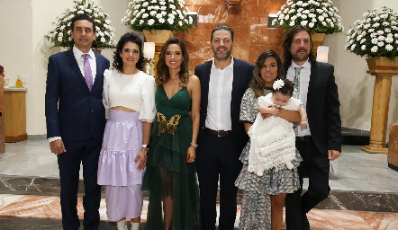  Papás y padrinos de Emilia.
