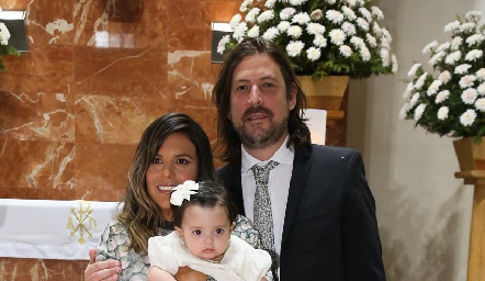  María José Barragán, Emilia Toranzo y Diego Rodríguez.