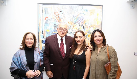  Esther Sandoval, Daniel De la Llera, Sylvia Torres y Guadalupe López.
