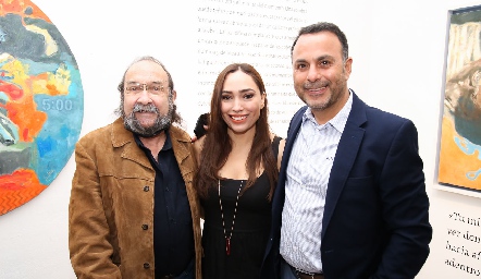  Gilberto Estrada, Sylvia Torres y Jaime Delsol.