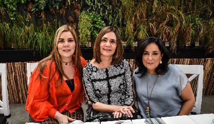  Gabriela Lozano, Cecilia de Rojas y Laura Rodríguez.
