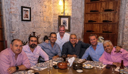  Julio Herrera, Juan José Leos, Eduardo Suárez, Juan Hernández, Jorge Villarreal, Juan Benavente y Gerardo Rodríguez.