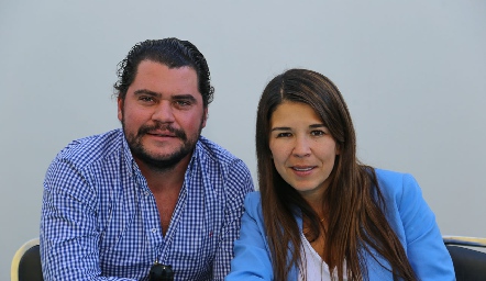  Hugo Vidal y María Fernanda Leal.